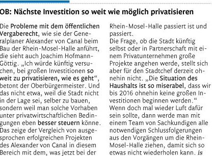 rz ^14.1.2012 S. 17 keine weiteren Großprojekteb688613ccc169c7a07c9b7d03413c7d1